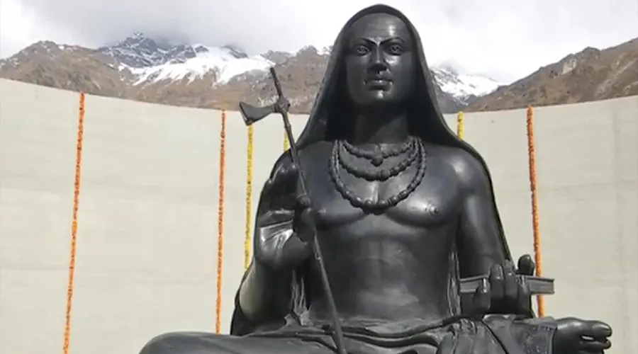 ​12 Foot Adi Guru Shankaracharya Statue at Kedarnath