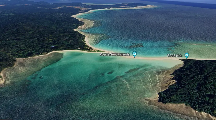 Ross Rocks Island Ross and Smith Island - Joined together by a sand bar to make a single ...