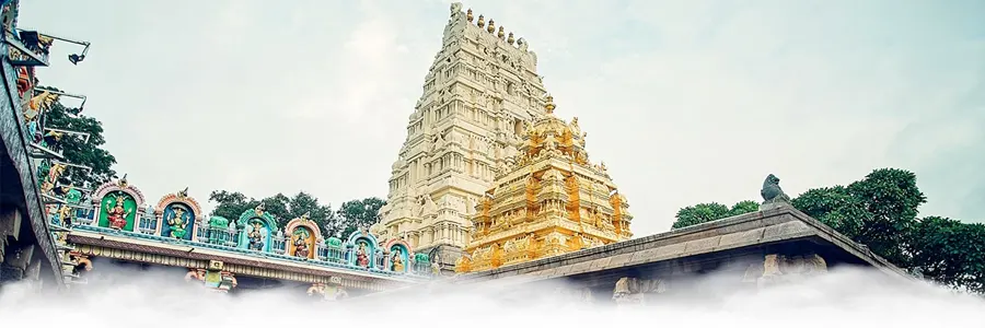 Mallikarjuna Jyotirlinga temple at Srisailam in Andhra Pradesh