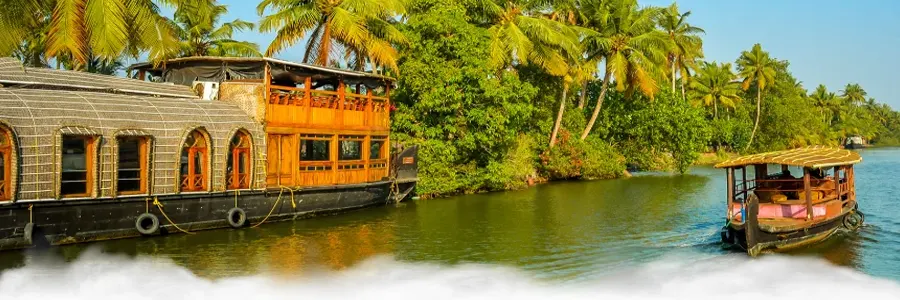 Kerala backwaters travel destination in India