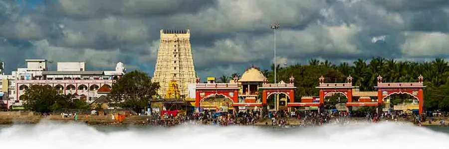 Rameshwaram Jyotirlinga temple in Tamil Nadu at Pamban Island